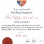 Fire Safety Award for PSB